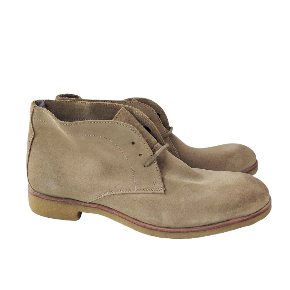 JOHNSTON & MURPHY Hayden Sand Tan Suede Chukka Boots 8.5
